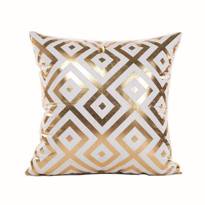 Black Golden Leaves Cushion Brozing Gold Foil Cushion Decorative Pillows Home Decor Throw Pillow Almofadas Decorativas Para Sofa