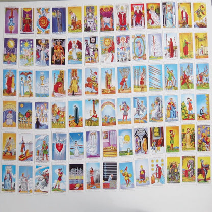 new Tarot deck oracles cards mysterious divination Spanish Rider  tarot cards for women girls cards game board game