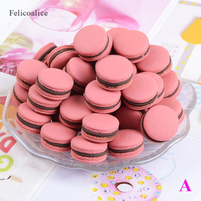 6pcs 13*23mm Food Photography Decor Simulation Fake Macaron Props Food Model Dessert Table Snack Decoration Artificial Cake