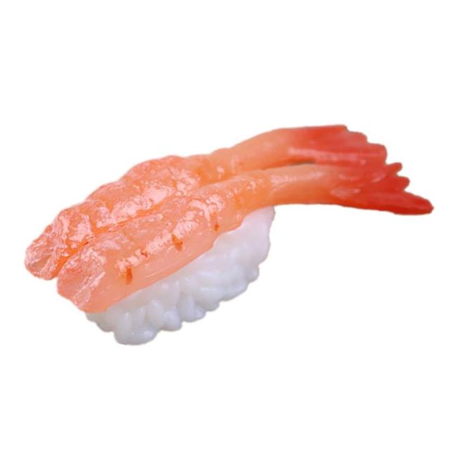 Simulation Sushi Model Food Toy Decoration Decorative Props Realistic Seafood Slice Artificial Food 1pcs Food Prop For Display