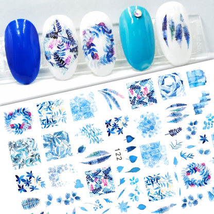 New Sunflower 3D Stickers for Nails Peel Off Nail Sticker Butterfly Decals Summer Nail Art Decorations Manicure Accessories