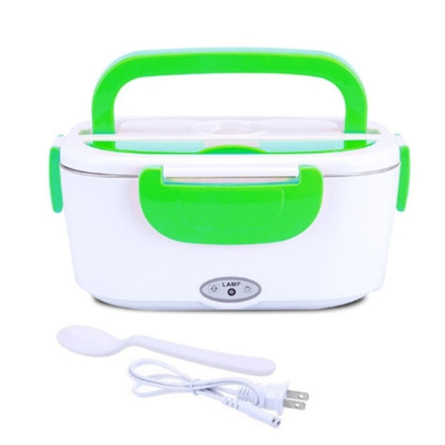 12/110/220V Portable Electric Heated Lunch Box Bento Boxes Car Food Rice Container Warmer Car Home Rice Box Cooker