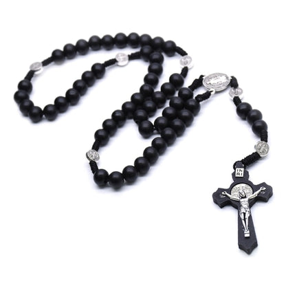 14 Different Styles Rosary Necklace Catholic Virgin Mary Pendant Necklaces Bead Long Chain Men Women Christian Jewelry Gift