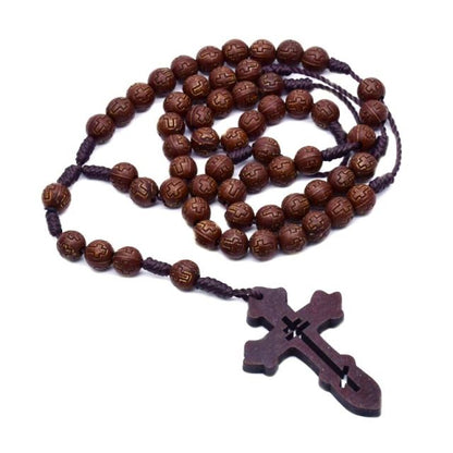 14 Different Styles Rosary Necklace Catholic Virgin Mary Pendant Necklaces Bead Long Chain Men Women Christian Jewelry Gift