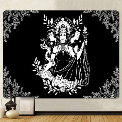 Tarot Divination home decoration witchcraft tapestry Mandala wall decoration Hippie Bohemian decorative sheet sofa blanket