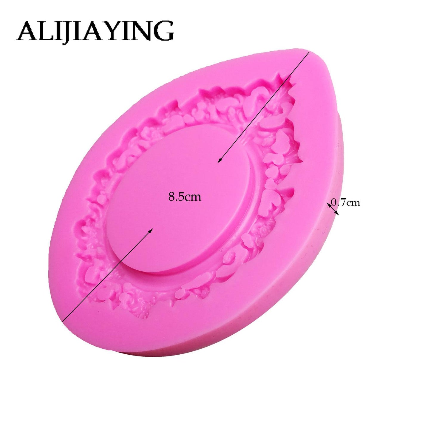 M0611 Frame silicone mold fondant mould cake decorating tools chocolate gumpaste molds