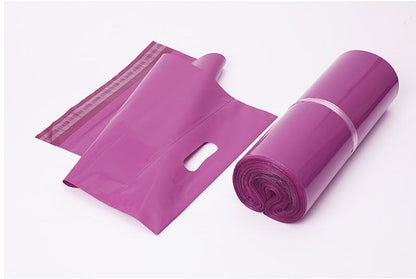 50pcs/lots Purple Tote Courier Bag Self-Seal Adhesive Waterproof Plastic Poly Envelope Mailing Bags Shopping Gift Packing Bag