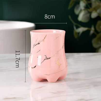 Light Luxury Toothbrush Holder Ceramic Household Washing Tools Toothbrush Sundries Shelf Decoration Bathroom Accessories