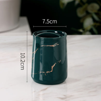 Light Luxury Toothbrush Holder Ceramic Household Washing Tools Toothbrush Sundries Shelf Decoration Bathroom Accessories