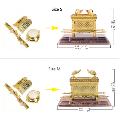 BRTAGG Accessories / Contents for Ark Of The Covenant - Aaron&#39;s Rod / Manna / Ten Commandments Stone