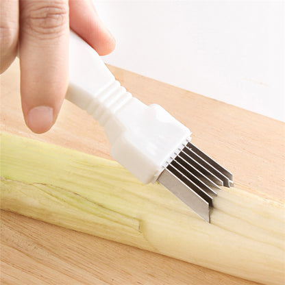 Practical Shallot Knife Onion Garlic Vegetable Cutter Cut Onions Garlic Tomato Device Shredders Slicers Convenient Kitchen Tools