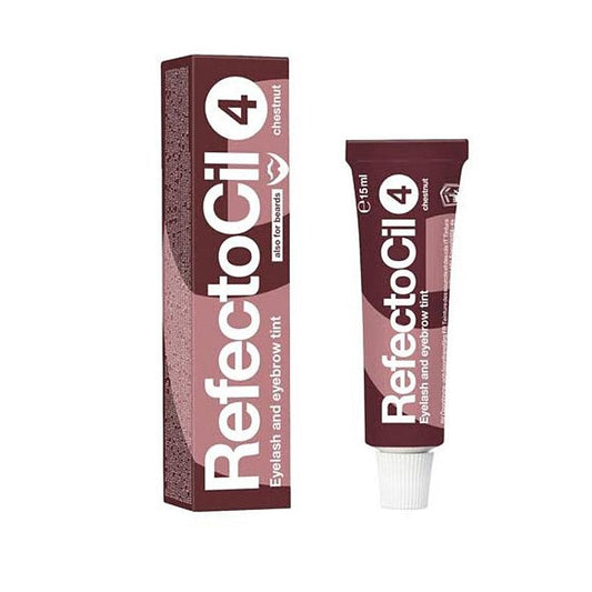 RefectoCil - Cream Hair Dye - #4 Chestnut - 0.5 fl. oz / 15 mL