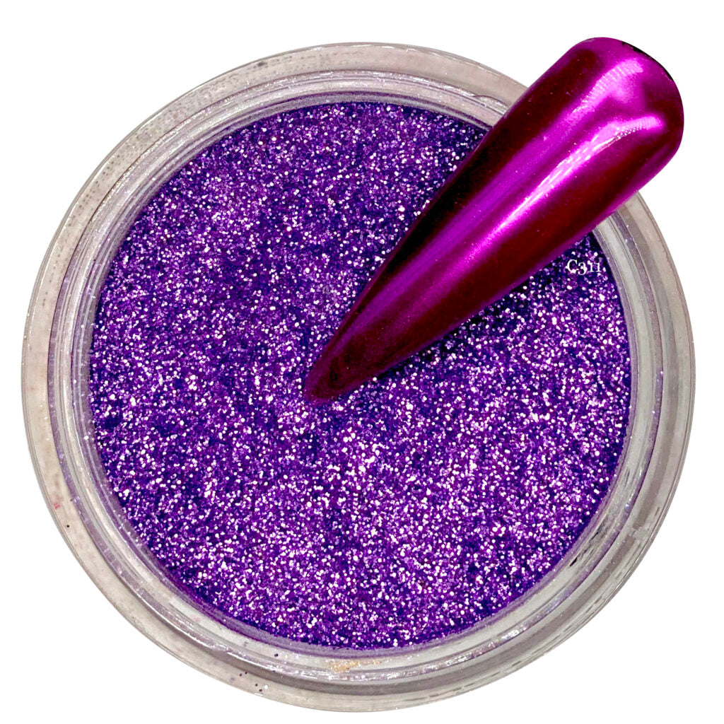 NOTPOLISH Chrome 5-in-1 Powder 2 oz. - C311 - 2oz Purple Sea