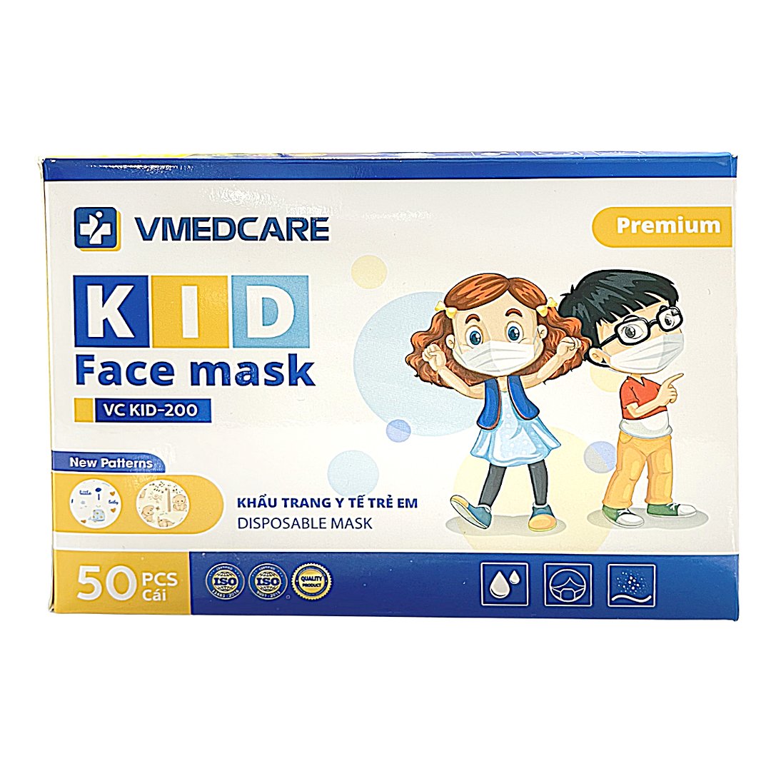 VMEDCARE Kid Disposable Face Masks (50pcs/box)