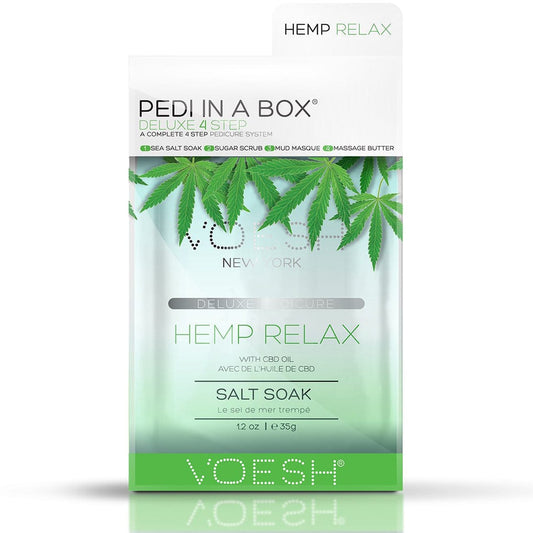 VOESH Pedi In A Box Deluxe 4 Step - Hemp Relax