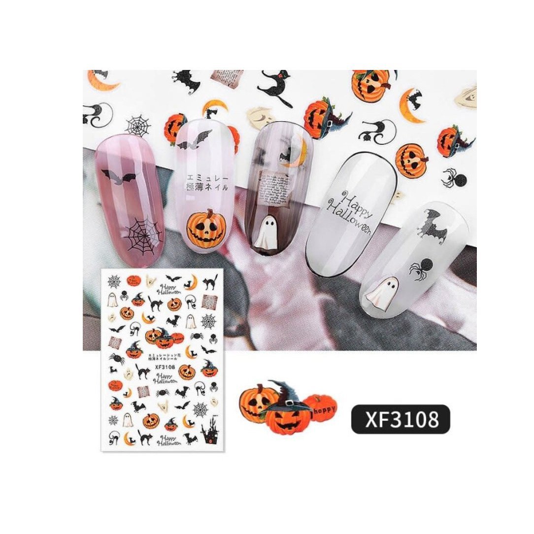 Nail Sticker - Halloween - XF3108